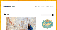 Desktop Screenshot of goldenbeertalks.org